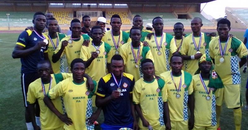 Kwara State united Football Club Team at Play